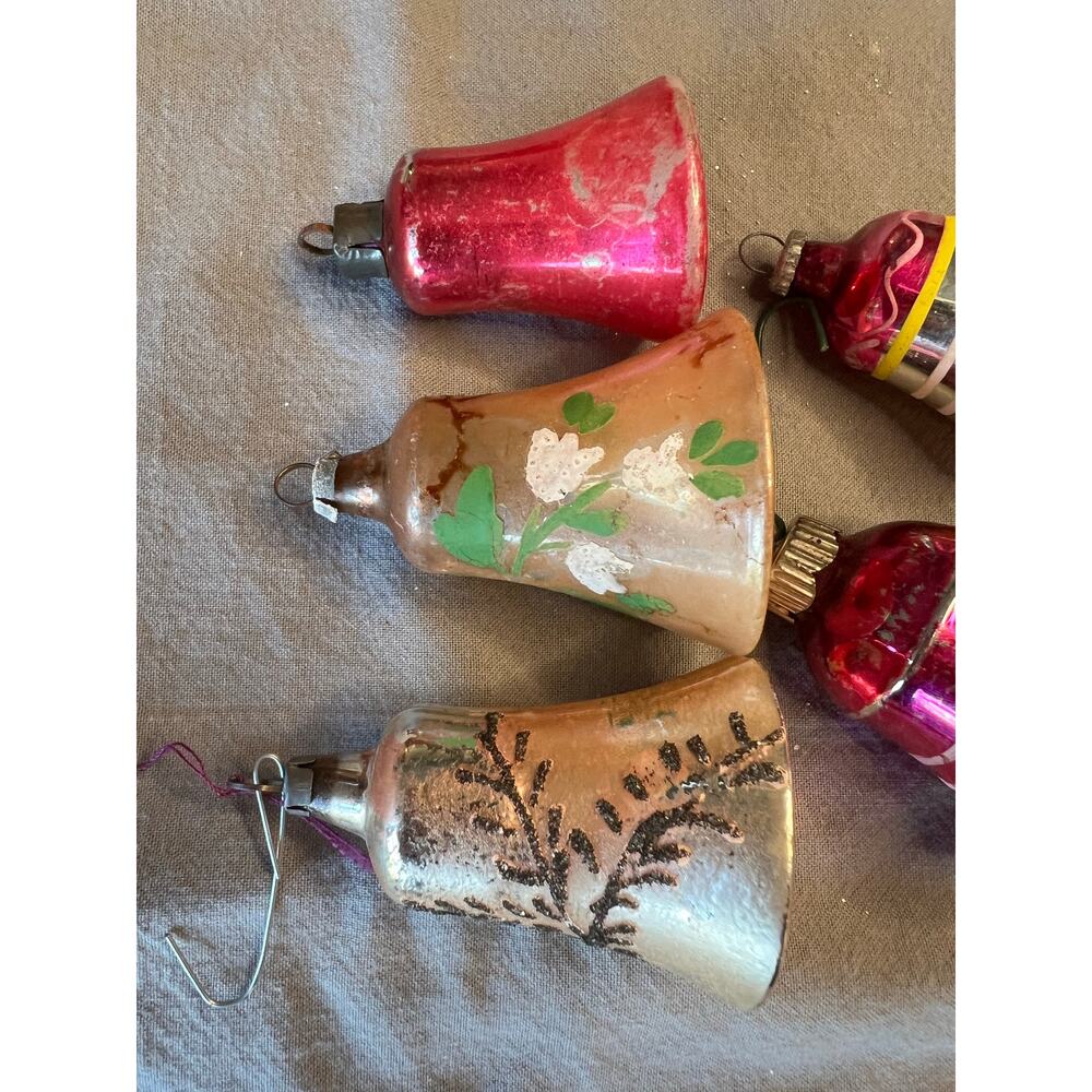 Vintage Various Christmas Bell Ornaments - Picture 3 of 6